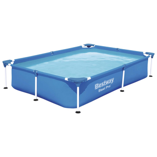 Bestway Steel Pro Swimming Pool 221x150x43 cm - Giant Lobelia