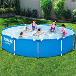 Bestway Swimming Pool Steel Pro Frame 366x76 cm - Giant Lobelia