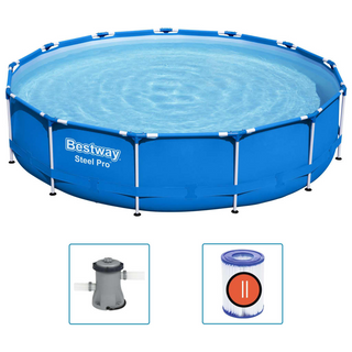 Bestway Steel Pro Frame Pool 396x84 cm - Giant Lobelia