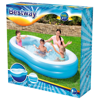 Bestway Big Lagoon Family Pool 262x157x46 cm - Giant Lobelia