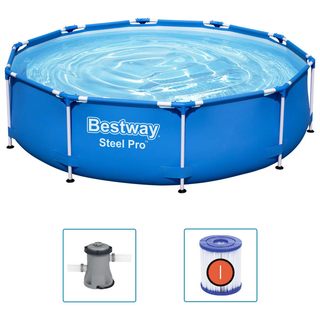 Bestway Steel Pro Swimming Pool 305x76 cm - Giant Lobelia