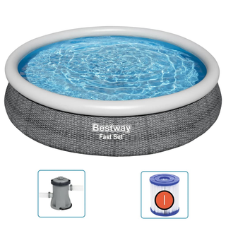 Bestway Swimming Pool Set Round 366x76 cm - Giant Lobelia