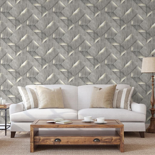 DUTCH WALLCOVERINGS Wallpaper Onyx Dark Grey - Giant Lobelia