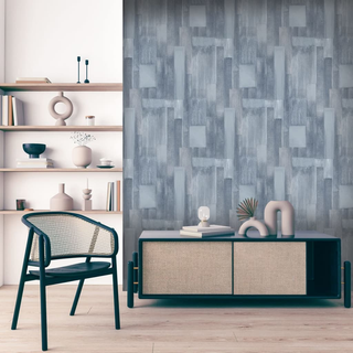 DUTCH WALLCOVERINGS Wallpaper Wood Grey - Giant Lobelia