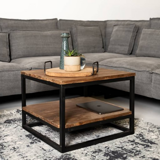 HSM Collection Coffee Table 60x60x44 cm - Giant Lobelia