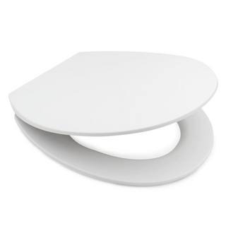 RIDDER Toilet Seat Memphis with Soft-close White Matte - Giant Lobelia