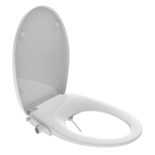 EISL Toilet Seat Soft Close with Sprayer Attachment White - Giant Lobelia