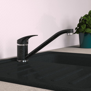 EISL Kitchen Mixer Tap GRANIT Black and Chrome - Giant Lobelia