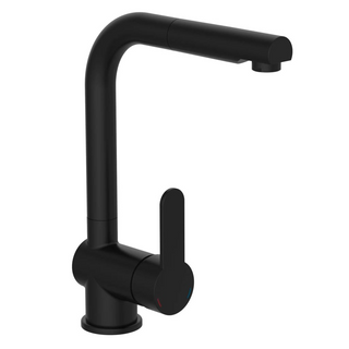 SCHÜTTE Kitchen Mixer Tap with Pull-out Spout LONDON Matte Black - Giant Lobelia