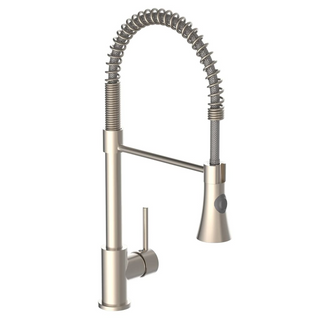 EISL Kitchen Mixer Tap with Spiral Spring Pull-out Spray LEON Nickel - Giant Lobelia