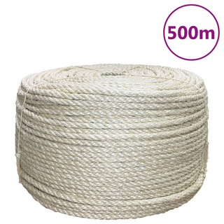 vidaXL Rope 100% Sisal 10 mm 500 m - Giant Lobelia