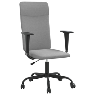 vidaXL Office Chair Light Grey Fabric - Giant Lobelia