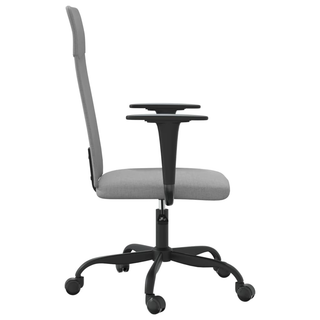 vidaXL Office Chair Light Grey Fabric - Giant Lobelia