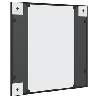 vidaXL Wall Mirror Black 50x50 cm Square Iron - Giant Lobelia