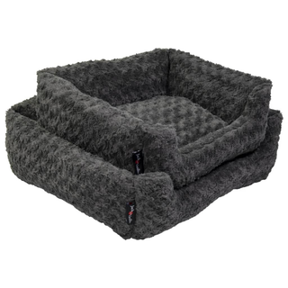 Jack and Vanilla Pet Sofa Softy XS 50x43x17 cm Rosette Grey - Giant Lobelia