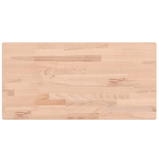 Bathroom Countertop 100x50x1.5 cm Solid Wood Beech - Giant Lobelia