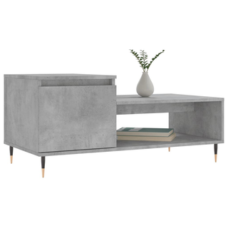 vidaXL Coffee Table Concrete Grey 100x50x45 cm Engineered Wood - Giant Lobelia