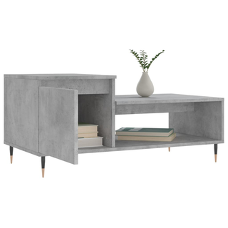 vidaXL Coffee Table Concrete Grey 100x50x45 cm Engineered Wood - Giant Lobelia