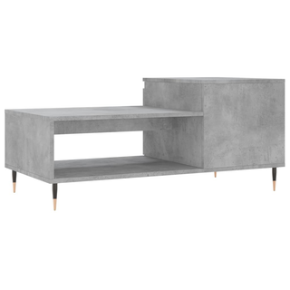 vidaXL Coffee Table Concrete Grey 100x50x45 cm Engineered Wood - Giant Lobelia