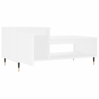 vidaXL Coffee Table White 100x50x45 cm Engineered Wood - Giant Lobelia