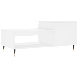 vidaXL Coffee Table White 100x50x45 cm Engineered Wood - Giant Lobelia