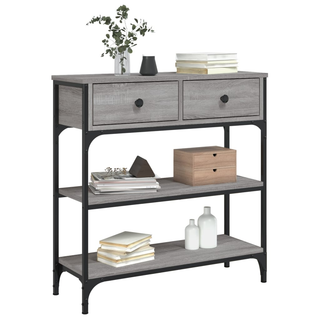 vidaXL Console Table Grey Sonoma 72.5x25x75 cm Engineered Wood - Giant Lobelia