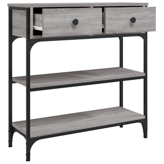 vidaXL Console Table Grey Sonoma 72.5x25x75 cm Engineered Wood - Giant Lobelia