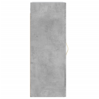 vidaXL Wall Mounted Cabinet Concrete Grey 34.5x34x90 cm Engineered Wood - Giant Lobelia