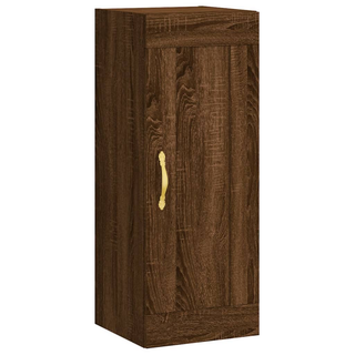 vidaXL Wall Mounted Cabinet Brown Oak 34.5x34x90 cm Engineered Wood - Giant Lobelia