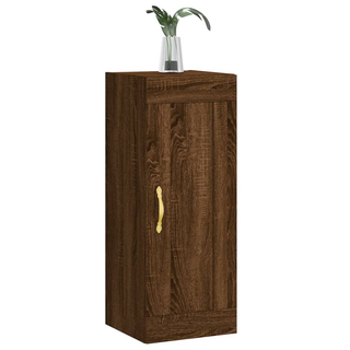 vidaXL Wall Mounted Cabinet Brown Oak 34.5x34x90 cm Engineered Wood - Giant Lobelia