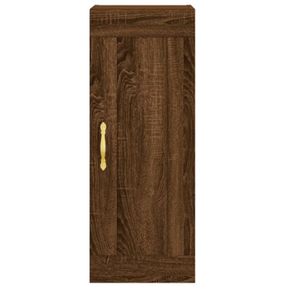 vidaXL Wall Mounted Cabinet Brown Oak 34.5x34x90 cm Engineered Wood - Giant Lobelia