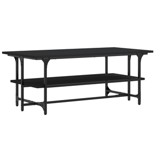 vidaXL Coffee Table Black 100x50x40 cm Engineered Wood - Giant Lobelia