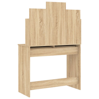 Dressing Table with Mirror Sonoma Oak 96x39x142 cm - Giant Lobelia