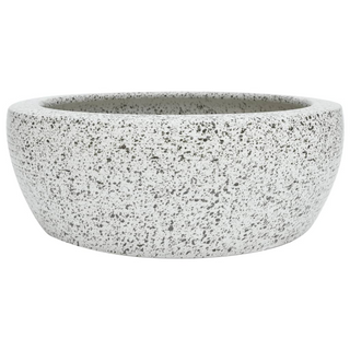 vidaXL Countertop Basin Grey Round Φ41x14 cm Ceramic - Giant Lobelia