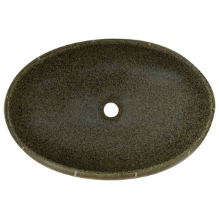 vidaXL Countertop Basin Multicolour Oval 59x40x15 cm Ceramic - Giant Lobelia