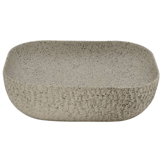 vidaXL Countertop Basin Grey Rectangular 48x37.5x13.5 cm Ceramic - Giant Lobelia