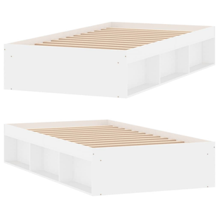 Bed Frame White 100x200 cm - Giant Lobelia