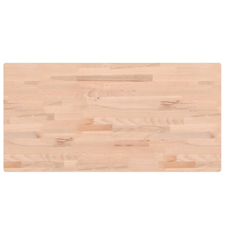 Bathroom Countertop 100x50x4 cm Solid Wood Beech - Giant Lobelia