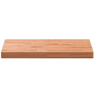 Bathroom Countertop 80x40x4 cm Solid Wood Beech - Giant Lobelia