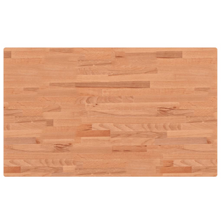 Bathroom Countertop 100x60x2.5 cm Solid Wood Beech - Giant Lobelia