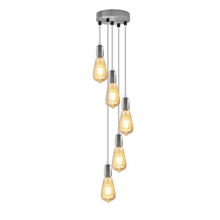 Industrial Ceiling 5 light Pendant Light Fitting for staircase~ 5130 - Giant Lobelia