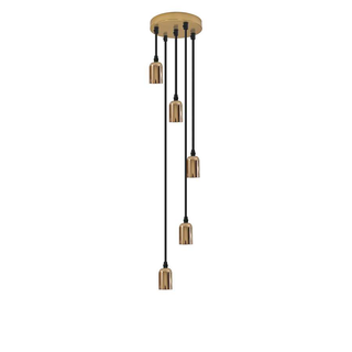 Industrial Ceiling 5 light Pendant Light Fitting for staircase~ 5130 - Giant Lobelia