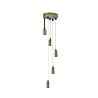 Industrial Ceiling 5 light Pendant Light Fitting for staircase~ 5130 - Giant Lobelia