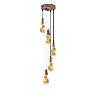 Industrial Ceiling 5 light Pendant Light Fitting for staircase~ 5130 - Giant Lobelia