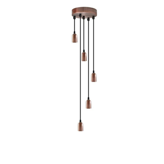 Industrial Ceiling 5 light Pendant Light Fitting for staircase~ 5130 - Giant Lobelia