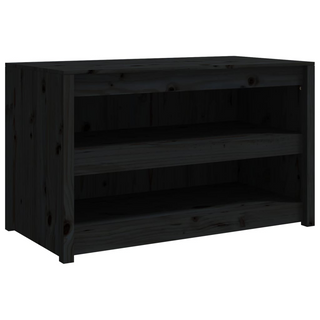 vidaXL Outdoor Kitchen Cabinets 2 pcs Black Solid Wood Pine - Giant Lobelia