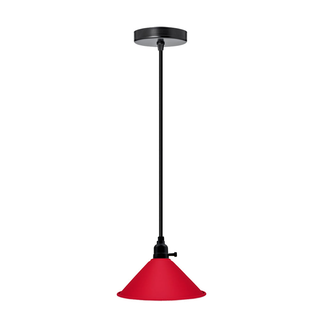 Ceiling Chandelier Lampshade Modern Red Flat Pendant Light~3173 - Giant Lobelia