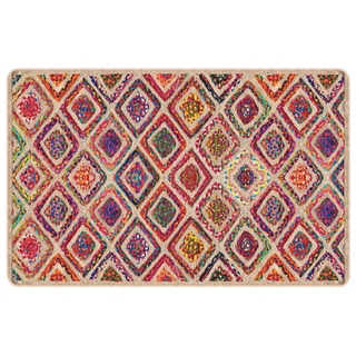 Rug Washable Multicolour 190x300 cm Anti Slip - Giant Lobelia