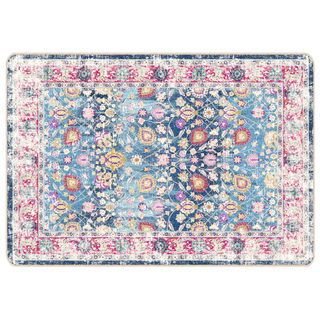 vidaXL Rug Washable Multicolour 160x230 cm Anti Slip - Giant Lobelia