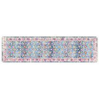 vidaXL Rug Washable Multicolour 80x300 cm Anti Slip - Giant Lobelia